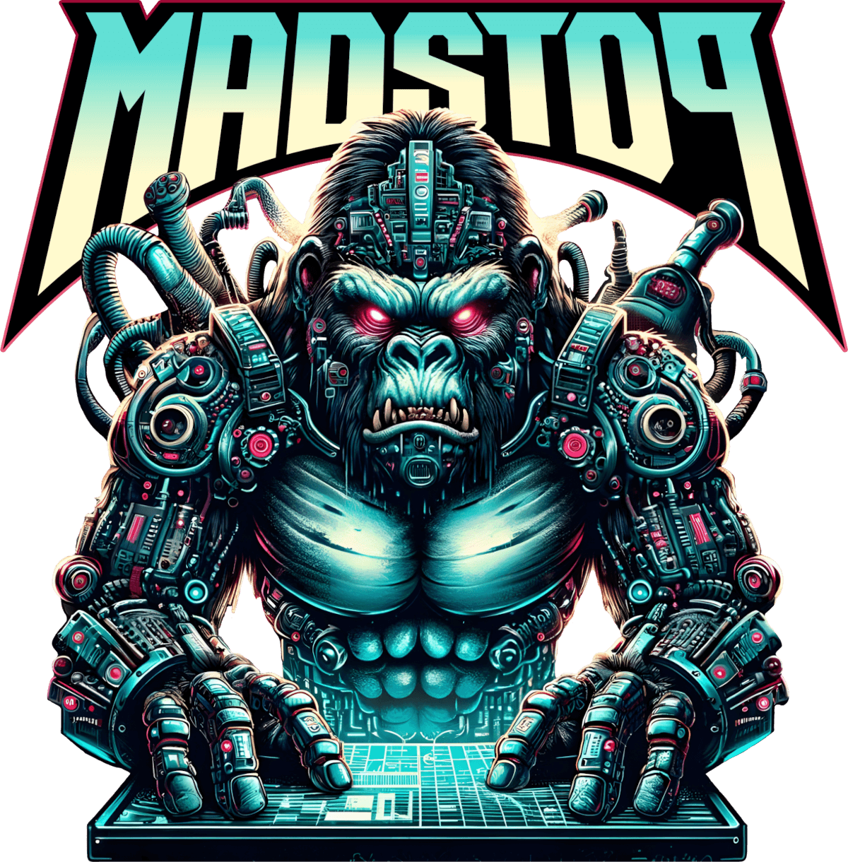 MADSTOP logo and Ape